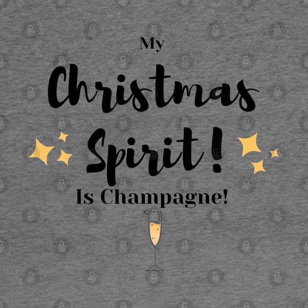 My Christmas Spirit is Champagne by Marius Andrei Munteanu